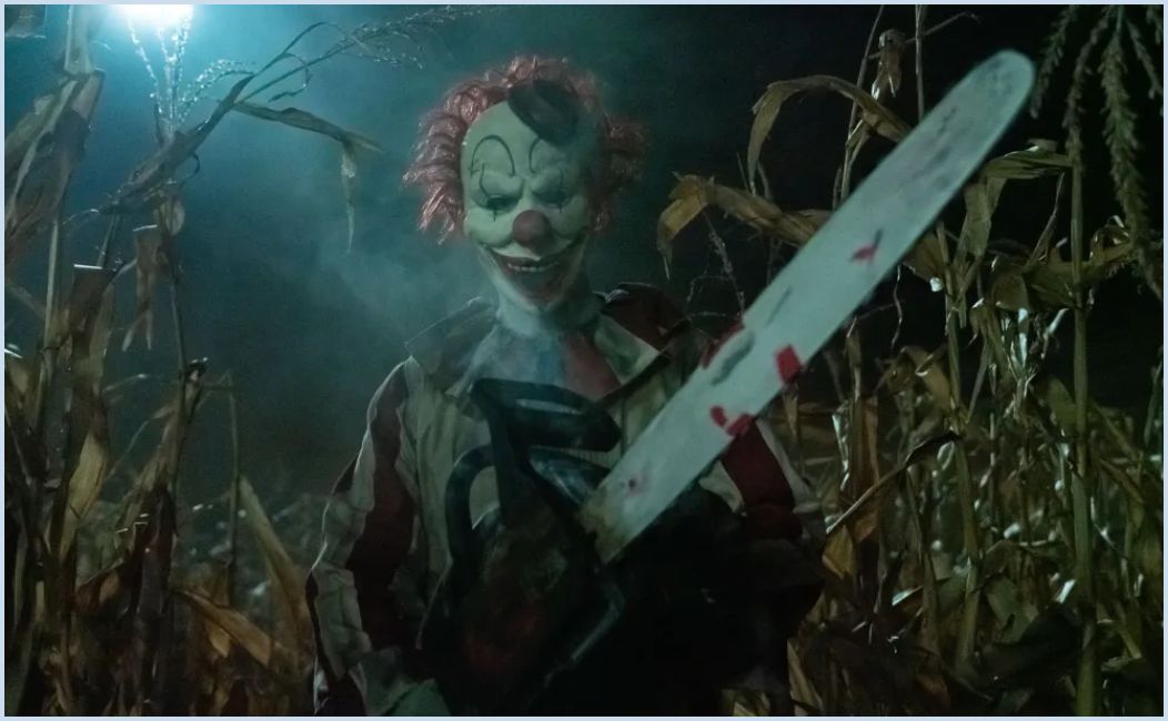 Clown In A Corn Field 